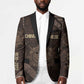 Chinua Achebe Blazer with Tribal Symbol Design, The Storyteller Quote and Africa Wrote Back - African Pride