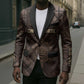 Chinua Achebe Blazer with Tribal Symbol Design, The Storyteller Quote and Africa Wrote Back - African Pride