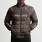 Chinua Achebe Bomber Puffer Jacket with Tribal Symbol Design, The Storyteller Quote and Africa Wrote Back - African Pride