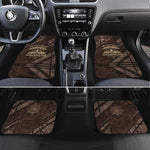 Chinua Achebe Car Mats with Tribal Symbol Design, The Storyteller Quote and Africa Wrote Back - African Pride