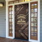 Chinua Achebe Door Cover with Tribal Symbol Design, The Storyteller Quote and Africa Wrote Back - African Pride