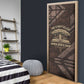 Chinua Achebe Door Cover with Tribal Symbol Design, The Storyteller Quote and Africa Wrote Back - African Pride