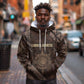Chinua Achebe Hoodie with Tribal Symbol Design, The Storyteller Quote and Africa Wrote Back - African Pride