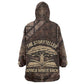 Chinua Achebe Kid Wearable Blanket Hoodie with Tribal Symbol Design, The Storyteller Quote and Africa Wrote Back - African Pride