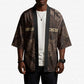 Chinua Achebe Kimono with Tribal Symbol Design, The Storyteller Quote and Africa Wrote Back - African Pride