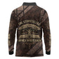 Chinua Achebe Long Sleeve Polo Shirt with Tribal Symbol Design, The Storyteller Quote and Africa Wrote Back - African Pride