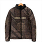 Chinua Achebe Padded Jacket with Tribal Symbol Design, The Storyteller Quote and Africa Wrote Back - African Pride