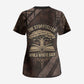 Chinua Achebe Scrub Top with Tribal Symbol Design, The Storyteller Quote and Africa Wrote Back - African Pride