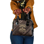 Chinua Achebe Shoulder Handbag with Tribal Symbol Design, The Storyteller Quote and Africa Wrote Back - African Pride