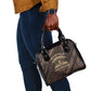 Chinua Achebe Shoulder Handbag with Tribal Symbol Design, The Storyteller Quote and Africa Wrote Back - African Pride