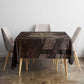 Chinua Achebe Tablecloth with Tribal Symbol Design, The Storyteller Quote and Africa Wrote Back - African Pride