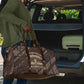 Chinua Achebe Travel Bag with Tribal Symbol Design, The Storyteller Quote and Africa Wrote Back - African Pride