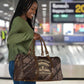 Chinua Achebe Travel Bag with Tribal Symbol Design, The Storyteller Quote and Africa Wrote Back - African Pride