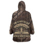 Chinua Achebe Wearable Blanket Hoodie with Tribal Symbol Design, The Storyteller Quote and Africa Wrote Back - African Pride