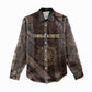 Chinua Achebe Women Casual Shirt with Tribal Symbol Design, The Storyteller Quote and Africa Wrote Back - African Pride