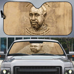 Ngugi wa Thiong O Auto Sun Shade Vintage Map Ancient African Library - Decolonising the Mind - African Pride