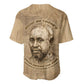 Ngugi wa Thiong O Baseball Jersey Vintage Map Ancient African Library - Decolonising the Mind - African Pride