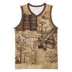 Ngugi wa Thiong O Basketball Jersey Vintage Map Ancient African Library - Decolonising the Mind - African Pride