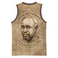 Ngugi wa Thiong O Basketball Jersey Vintage Map Ancient African Library - Decolonising the Mind - African Pride