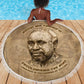 Ngugi wa Thiong O Beach Blanket Vintage Map Ancient African Library - Decolonising the Mind - African Pride