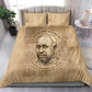 Ngugi wa Thiong O Bedding Set Vintage Map Ancient African Library - Decolonising the Mind - African Pride