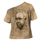 Ngugi wa Thiong O Cross Shoulder Shirt Vintage Map Ancient African Library - Decolonising the Mind - African Pride