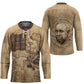 Ngugi wa Thiong O Hockey Jersey Vintage Map Ancient African Library - Decolonising the Mind - African Pride