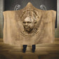 Ngugi wa Thiong O Hooded Blanket Vintage Map Ancient African Library - Decolonising the Mind - African Pride