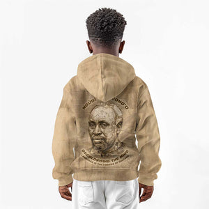 Ngugi wa Thiong O Kid Hoodie Vintage Map Ancient African Library - Decolonising the Mind - African Pride