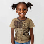 Ngugi wa Thiong O Kid T shirt Vintage Map Ancient African Library - Decolonising the Mind - African Pride