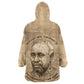 Ngugi wa Thiong O Kid Wearable Blanket Hoodie Vintage Map Ancient African Library - Decolonising the Mind - African Pride