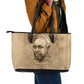 Ngugi wa Thiong O Leather Tote Bag Vintage Map Ancient African Library - Decolonising the Mind - African Pride