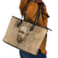 Ngugi wa Thiong O Leather Tote Bag Vintage Map Ancient African Library - Decolonising the Mind - African Pride