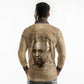 Ngugi wa Thiong O Long Sleeve Polo Shirt Vintage Map Ancient African Library - Decolonising the Mind - African Pride