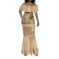 Ngugi wa Thiong O Mermaid Dress Vintage Map Ancient African Library - Decolonising the Mind - African Pride