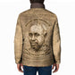 Ngugi wa Thiong O Padded Jacket Vintage Map Ancient African Library - Decolonising the Mind - African Pride