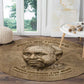 Ngugi wa Thiong O Round Carpet Vintage Map Ancient African Library - Decolonising the Mind - African Pride