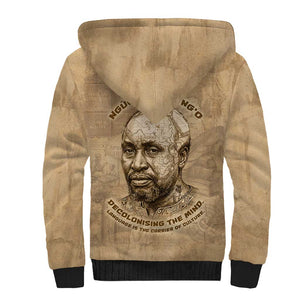 Ngugi wa Thiong O Sherpa Hoodie Vintage Map Ancient African Library - Decolonising the Mind - African Pride