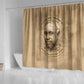 Ngugi wa Thiong O Shower Curtain Vintage Map Ancient African Library - Decolonising the Mind - African Pride