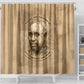Ngugi wa Thiong O Shower Curtain Vintage Map Ancient African Library - Decolonising the Mind - African Pride