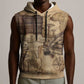 Ngugi wa Thiong O Sleeveless Hoodie Vintage Map Ancient African Library - Decolonising the Mind - African Pride