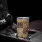 Ngugi wa Thiong O Tumbler Cup Vintage Map Ancient African Library - Decolonising the Mind - African Pride