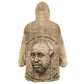 Ngugi wa Thiong O Wearable Blanket Hoodie Vintage Map Ancient African Library - Decolonising the Mind - African Pride