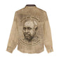 Ngugi wa Thiong O Women Casual Shirt Vintage Map Ancient African Library - Decolonising the Mind - African Pride