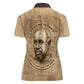Ngugi wa Thiong O Women Polo Shirt Vintage Map Ancient African Library - Decolonising the Mind - African Pride