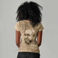 Ngugi wa Thiong O Women V-Neck T-Shirt Vintage Map Ancient African Library - Decolonising the Mind - African Pride