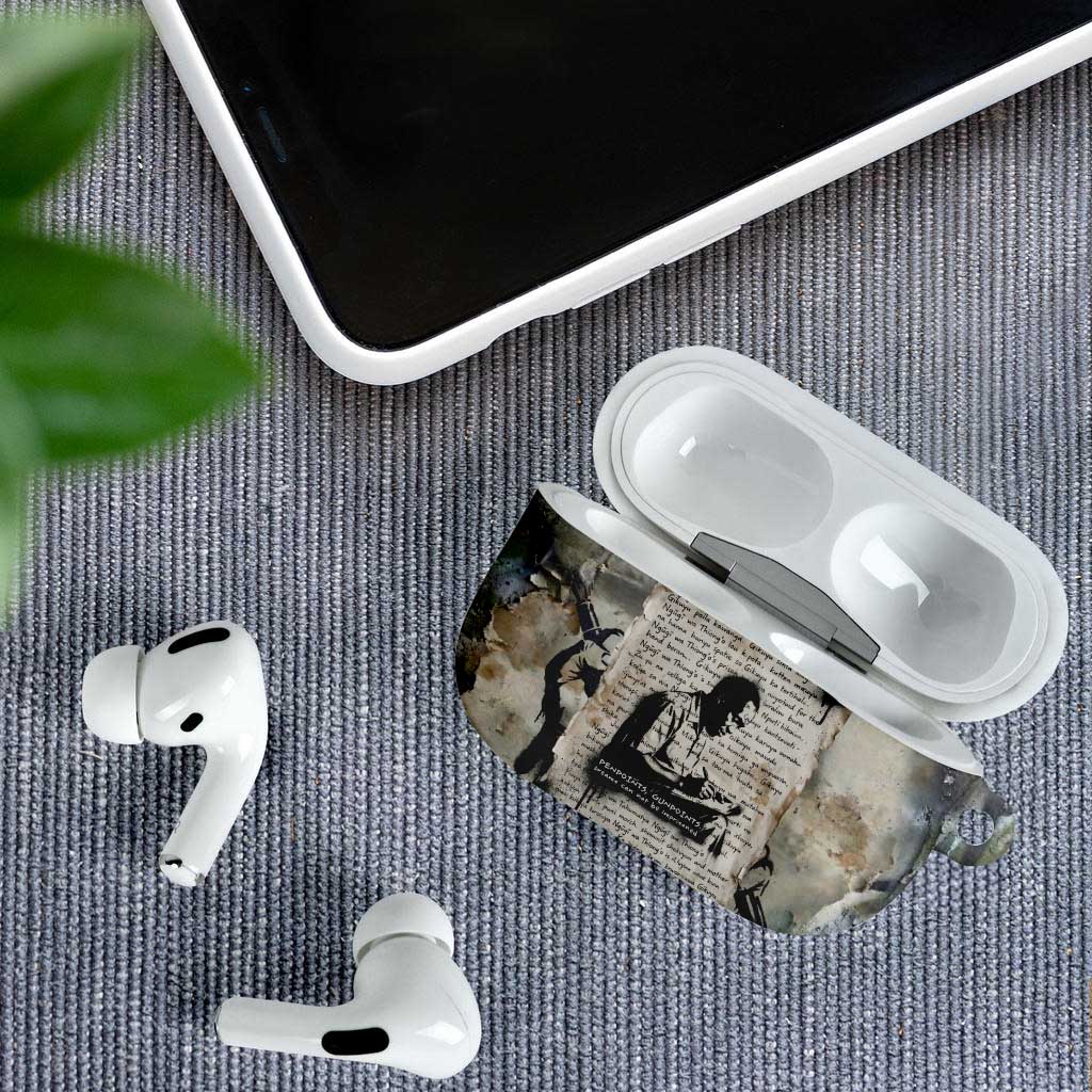 Ngugi wa Thiong O AirPods Case Graffiti Resist Statement Ink Pen Revolution Fist Literary Activism - African Pride