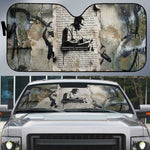 Ngugi wa Thiong O Auto Sun Shade Graffiti Resist Statement Ink Pen Revolution Fist Literary Activism - African Pride
