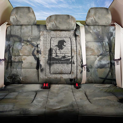 Ngugi wa Thiong O Back Car Seat Cover Graffiti Resist Statement Ink Pen Revolution Fist Literary Activism - African Pride