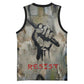 Ngugi wa Thiong O Basketball Jersey Graffiti Resist Statement Ink Pen Revolution Fist Literary Activism - African Pride